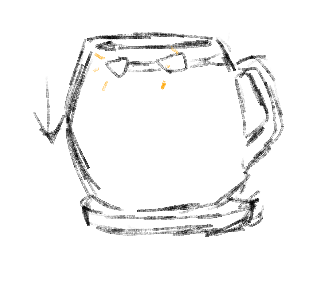Sketch for interactive circuit based off setting a mug down